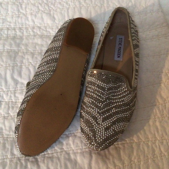 Steve Madden Conncord Studded Smoking Slipper Flat Size 9 - Picture 5 of 8